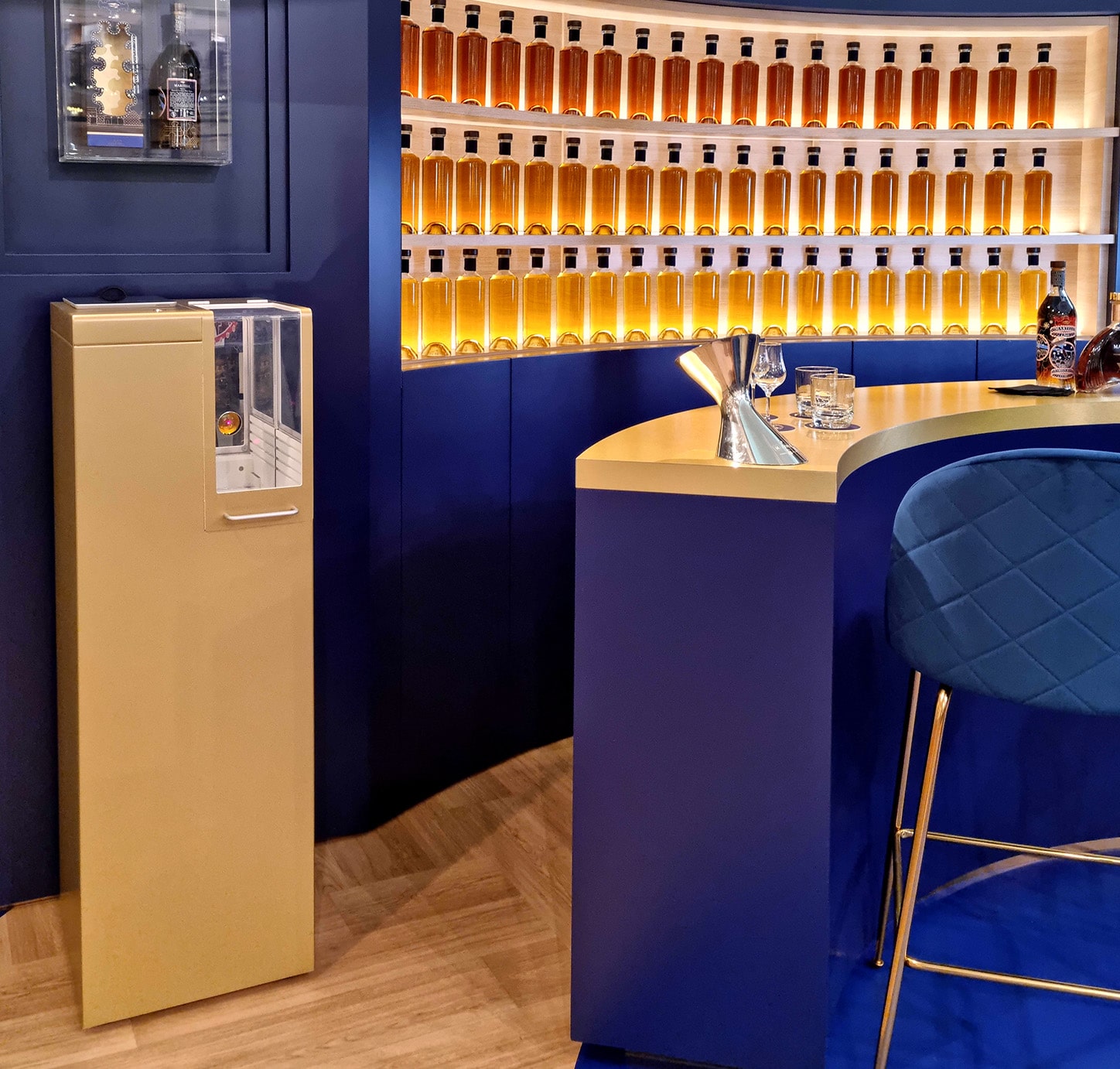 Popup Martell - Personnalisation produits de luxe